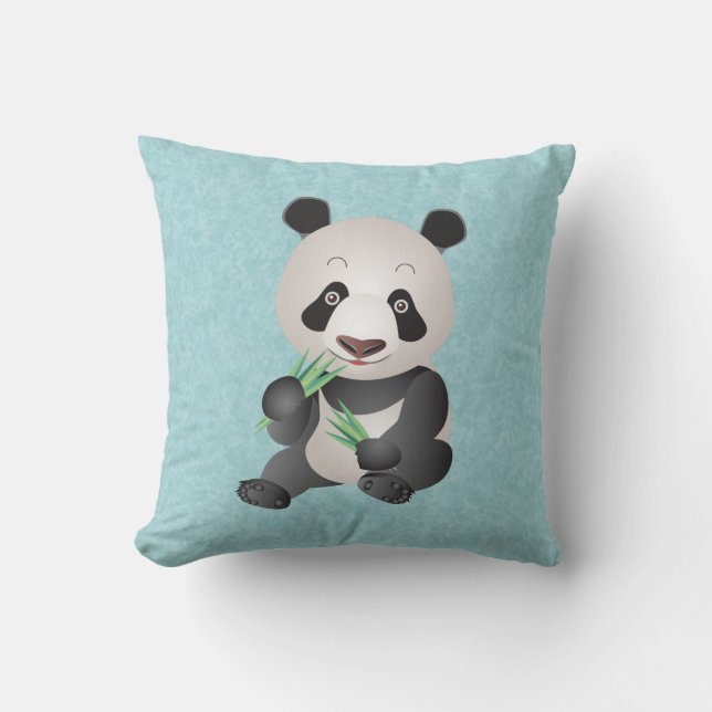 oreiller jetable à l'ours panda mignon (Recto)