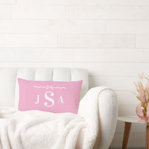 Oreiller jetable à monogramme personnalisé avec un