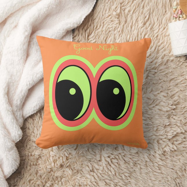 Oreiller jetable aux yeux de bonne nuit mignon (Couverture)