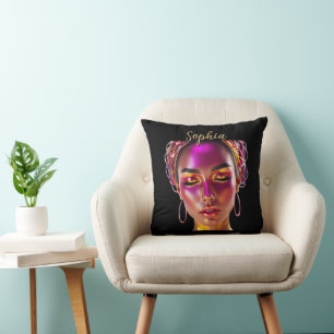 Oreiller jetable avec nom personnalisé de reine cy
