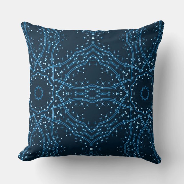 Oreiller jetable Blue Galaxy Stars 2 (Recto)
