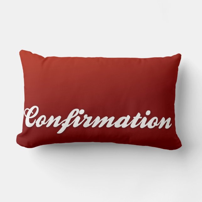 Oreiller jetable Colombe de Confirmation (Recto)