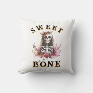 Oreiller jetable crâne bonbon drôle Halloween