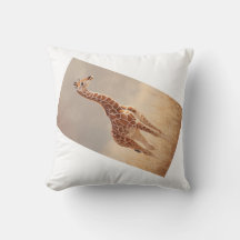 Oreiller jetable de bébé girafe adorable