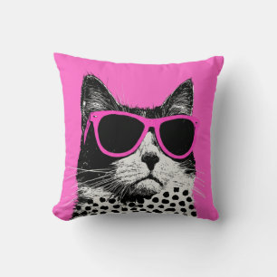 Oreiller jetable double face Chat et Chien Pop