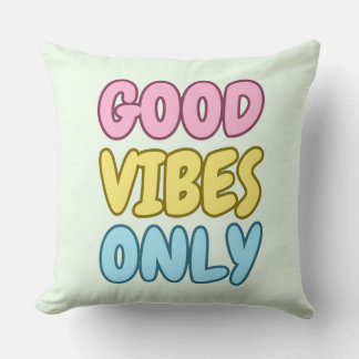 Oreiller jetable Good Vibes Only