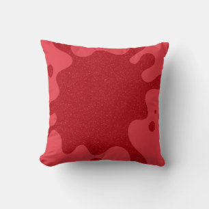 Oreiller jetable personnalisé rouge tomate Drip