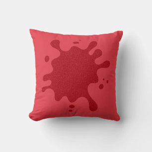 Oreiller jetable personnalisé Rouge tomate Splat