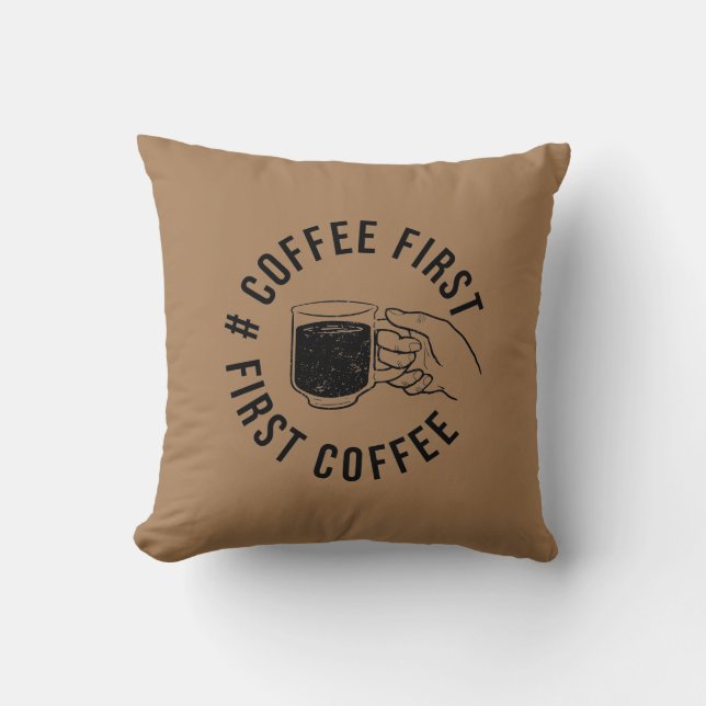 oreiller jetable pour le café premier t-shirt (Recto)