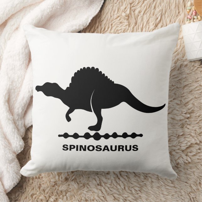 Oreiller jetable silhouette de dinosaure Spinosaur (Couverture)
