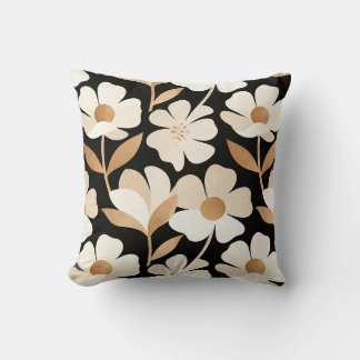 Oreiller jeté à motif floral classique – Maison él