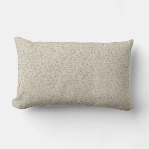Oreiller jeté à motif floral pastel vintage disty