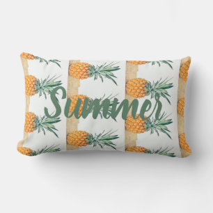 Oreiller jeté à motif funky de l'été Ananas Coussi