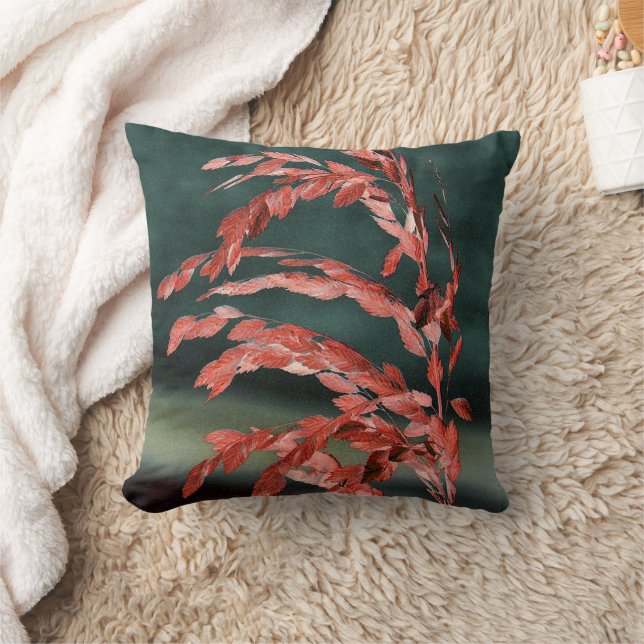 Oreiller jeté abstrait Sea Oats (Couverture)
