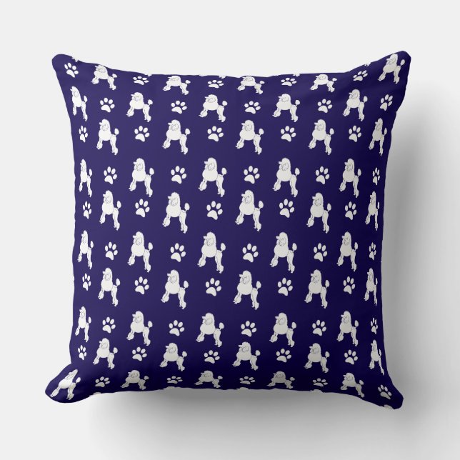 Oreiller jeté Caniche Mignon (Recto)