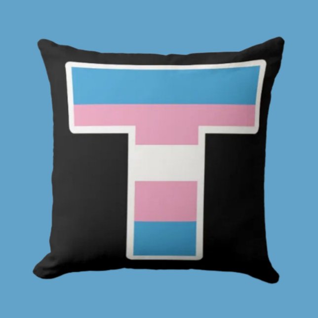 Oreiller jeté Capitale de la Fierté Trans (Créateur téléchargé)