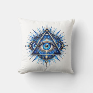Oreiller jeté Cobalt Orbit Eye