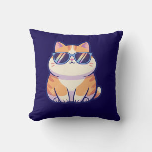 Oreiller Jeté Cool Cat – Vibes Félinées Élégantes 