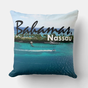 Oreiller jeté de la côte de Nassau aux Bahamas mag