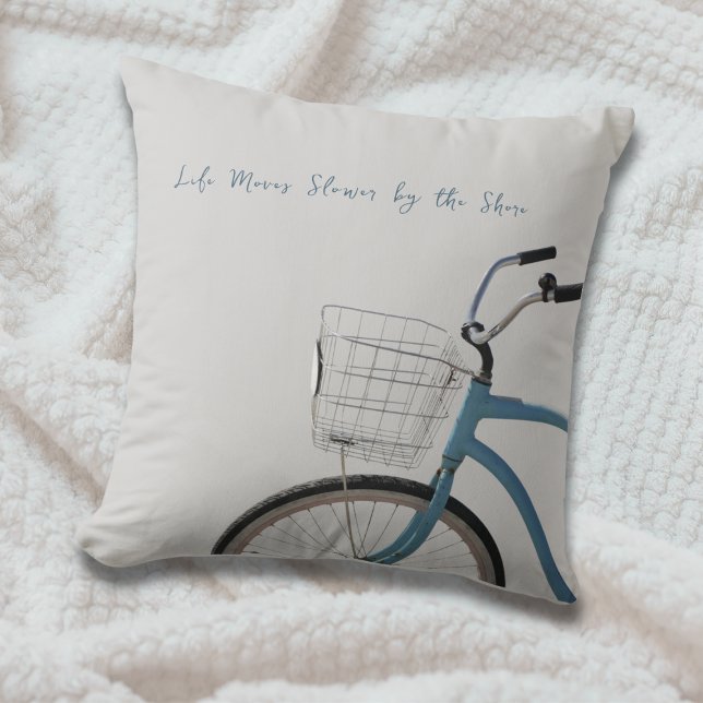 Oreiller jeté de vélo de croisière côtière de Rhod (Créateur téléchargé)