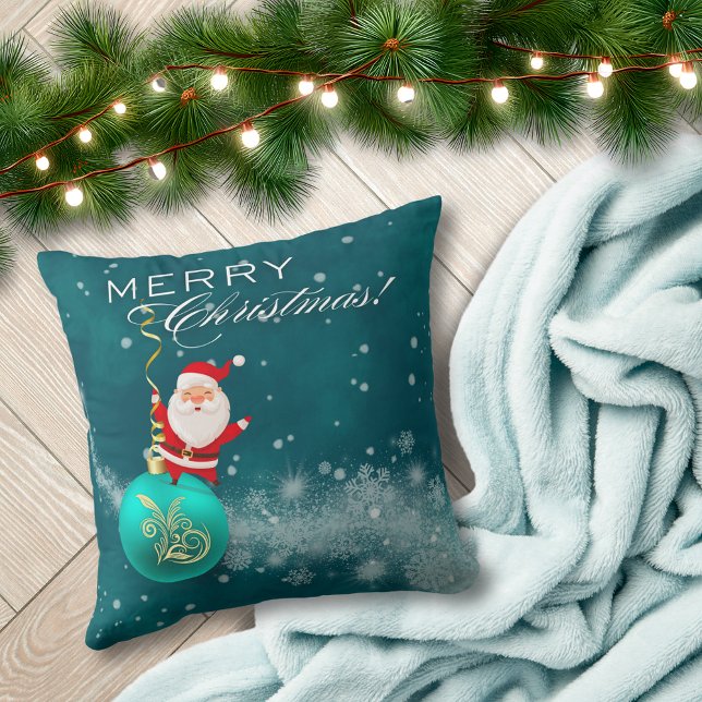 Oreiller jeté décoration de Noël en forme de Père  (Créateur téléchargé)