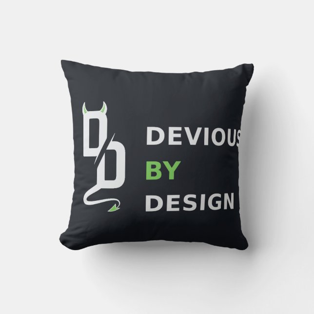 Oreiller jeté Devious by Design (Recto)