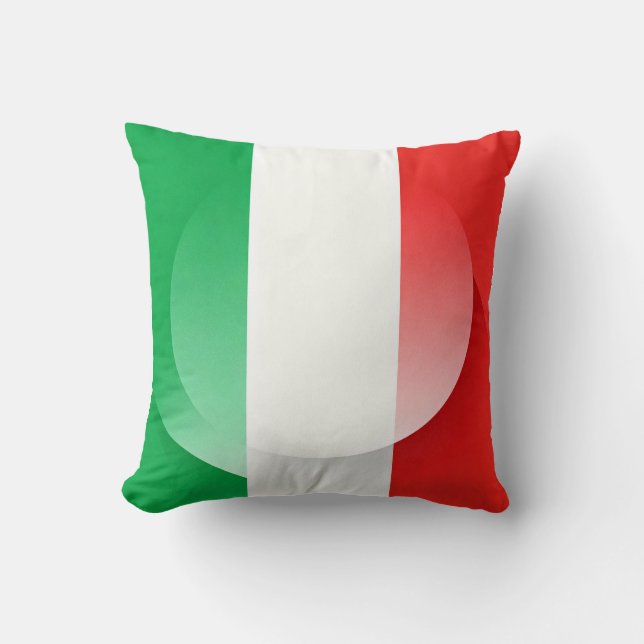 Oreiller jeté drapeau italien  (Recto)