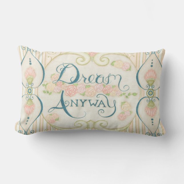 Oreiller jeté « Dream Anyway » (Recto)