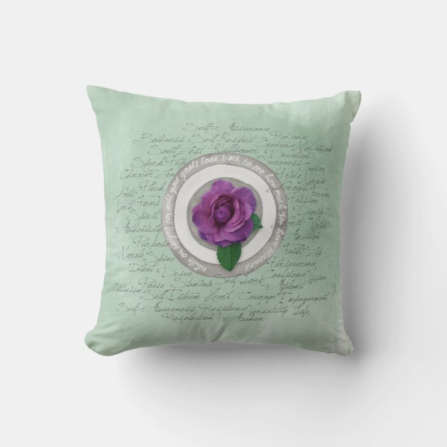 Oreiller jeté en fleurs (Recto)