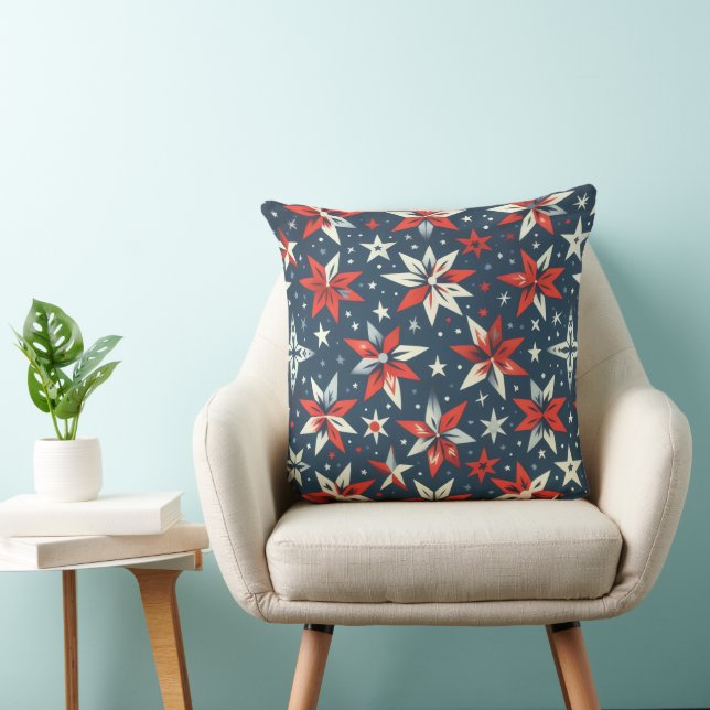 Oreiller jeté Fleur de l'Esprit Stellaire États-Un (Chaise)