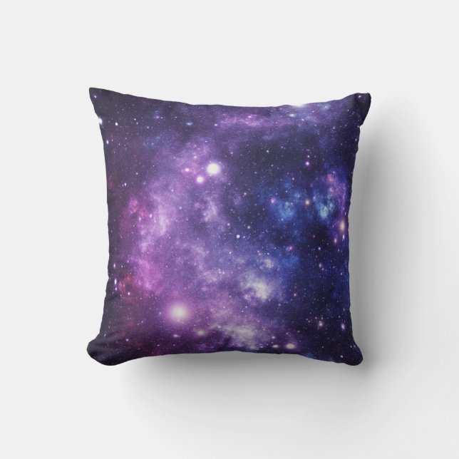 Oreiller jeté Galaxie Violette Espace Extra-Atmosp (Recto)