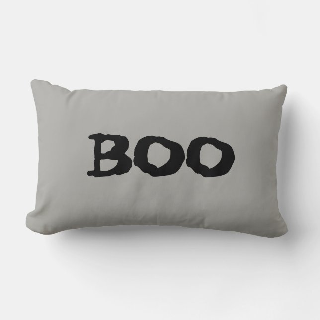 Oreiller jeté Halloween Boo Spooky (Recto)