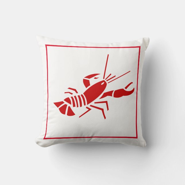 Oreiller jeté homard (Recto)