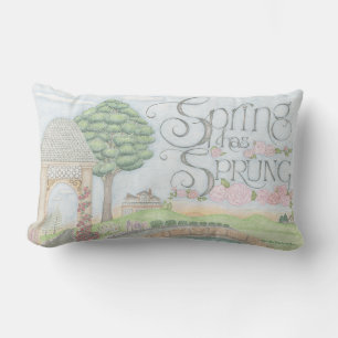 Oreiller jeté Le printemps est arrivé