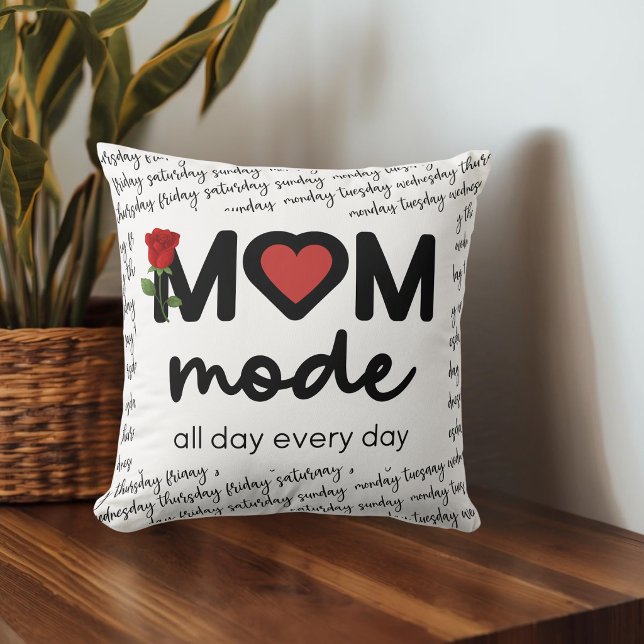 Oreiller Jeté Mode Maman Tous Les Jours (Créateur téléchargé)