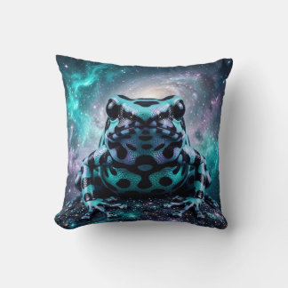 Oreiller jeté Nébuleuse Grenouille Dart – Art Spat
