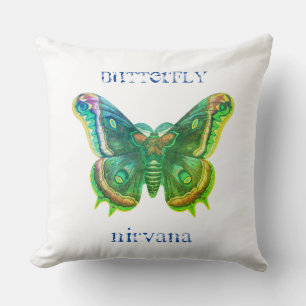 Oreiller jeté Nirvana Papillon en détresse