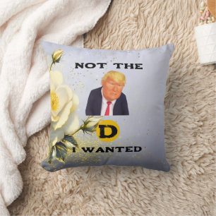 Oreiller jeté Pas le D que je voulais