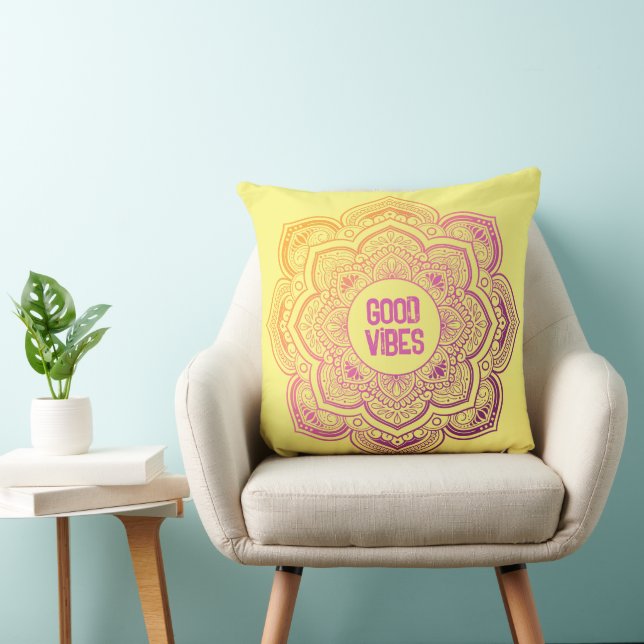 Oreiller jeté personnalisé Auri Mandala (Chaise)