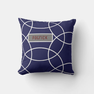 Oreiller jeté personnalisé avec votre nom