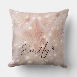 Oreiller jeté personnalisé Dandelion Sparkle