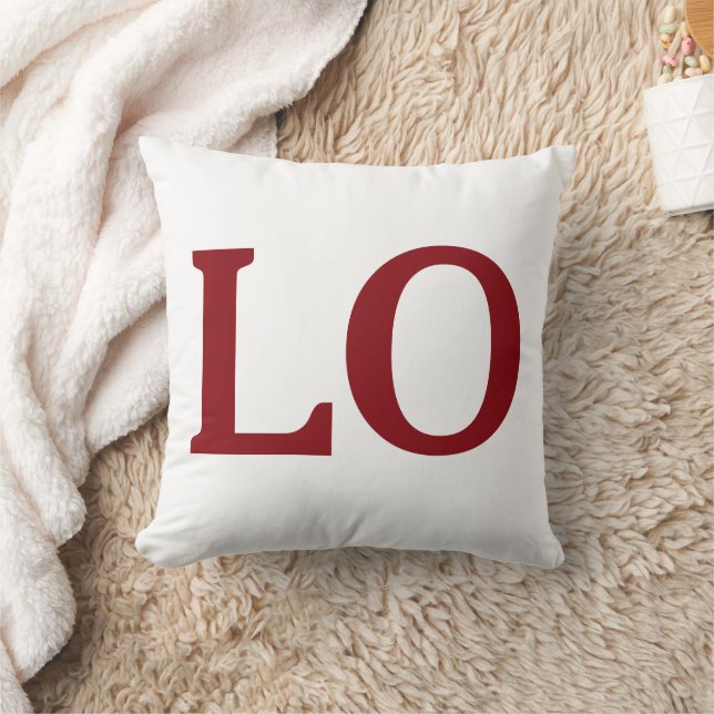 Oreiller jeté personnalisé pour la Saint-Valentin (Couverture)
