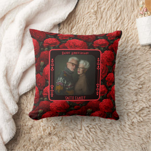 Oreiller jeté photo de tourtereaux modernes pour a