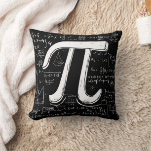 Oreiller jeté Pi – Amateur de maths confortable et