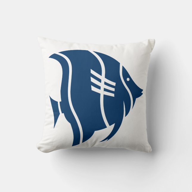 Oreiller jeté poisson (Recto)
