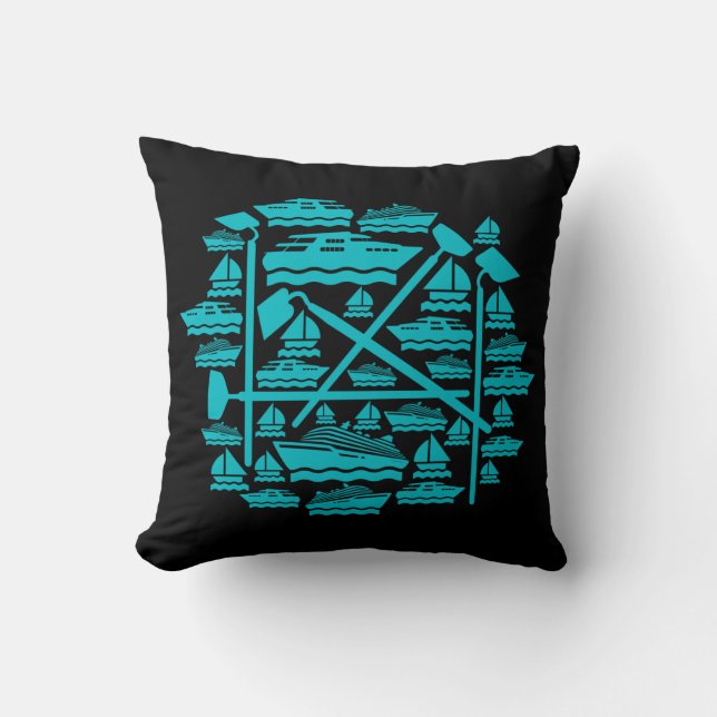 Oreiller jeté pour bateaux et houes (Recto)