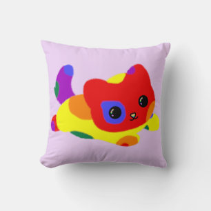 Oreiller jeté pour chat de la fierté LGBT+