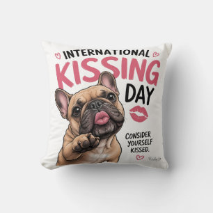 Oreiller jeté pour chien bouledogue français de la
