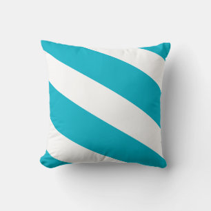 Oreiller jeté rayé