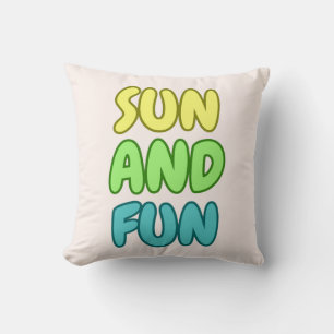 Oreiller jeté Soleil Et Amusement